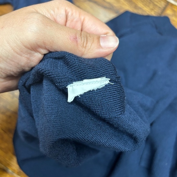 J.Crew 100% Merino Wool V-Neck Tie Bell Sleeve Pullover Sweater - Picture 6 of 8